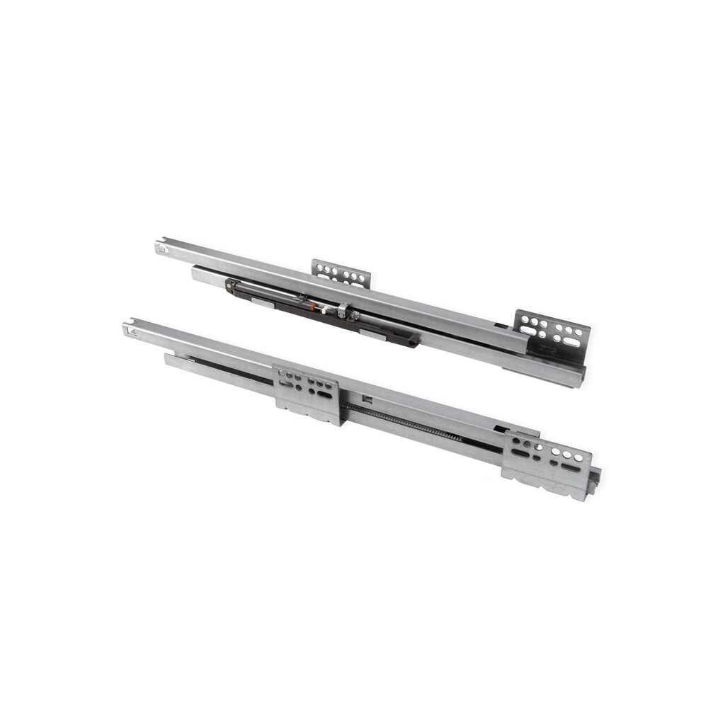 Vantage-Q runner slides with soft closing, 350, Zinc plated, Steel-Primary