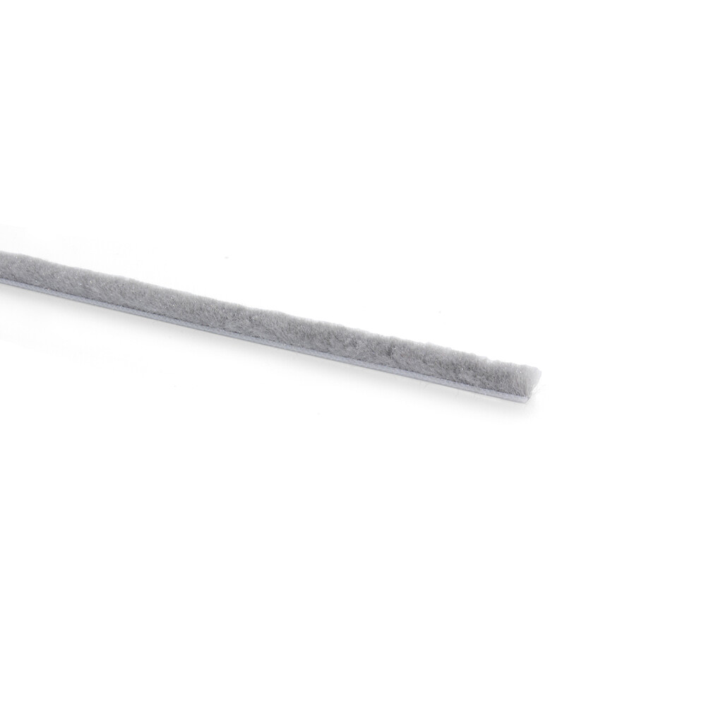 Profile ohne Staubmantel für Schiebetüren, 225 m, Grau, Kunststoff-Primary