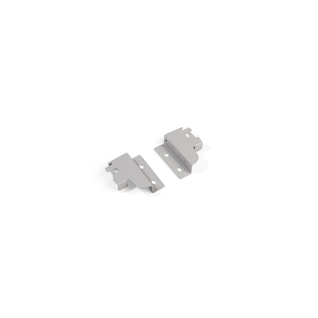 Set of fittings for metal sides height 83 mm, For drawer, White painted, Steel-Primary