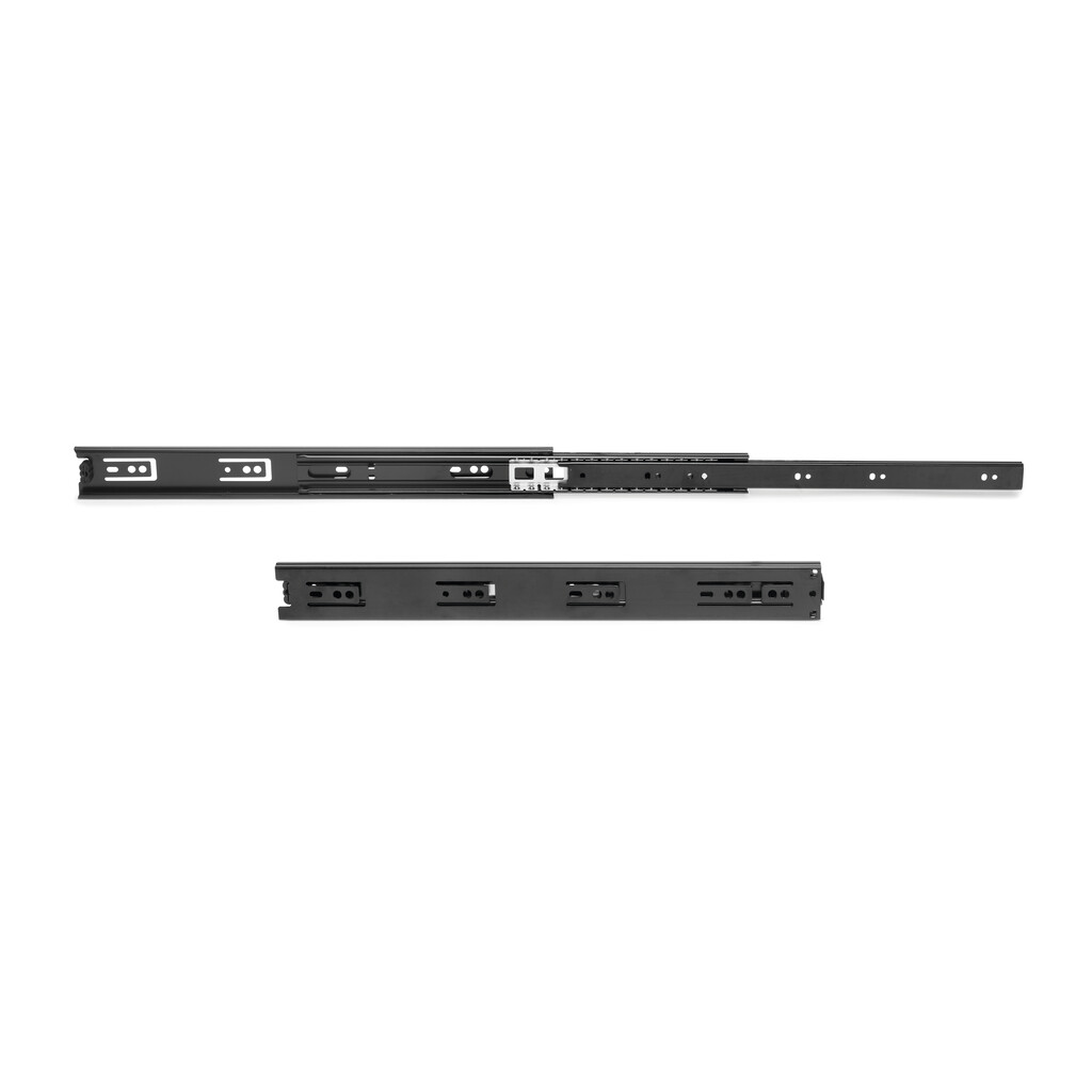 Juego de guías de bolas para cajones con extracción total, altura 45 mm-Primary