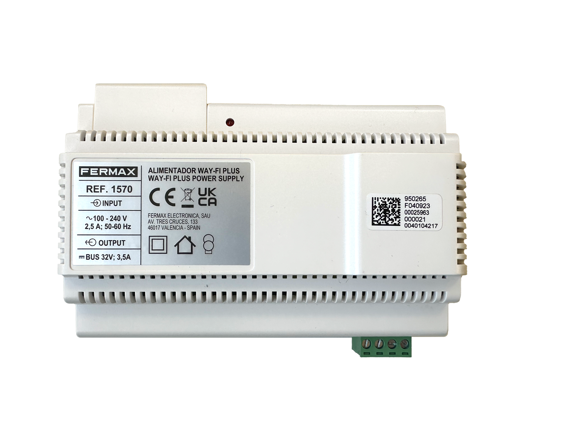 ALIMENTATION KIT WAY-FI PLUS DIN8 32VDC-2A