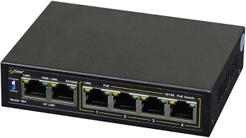 SWITCH IP 4 PORTS POE