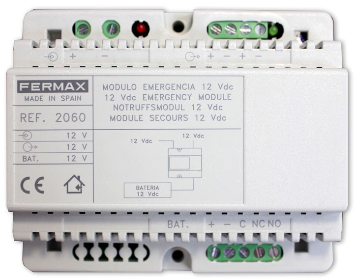 MODULE DE SECOURS 12VDC (DIN6)  