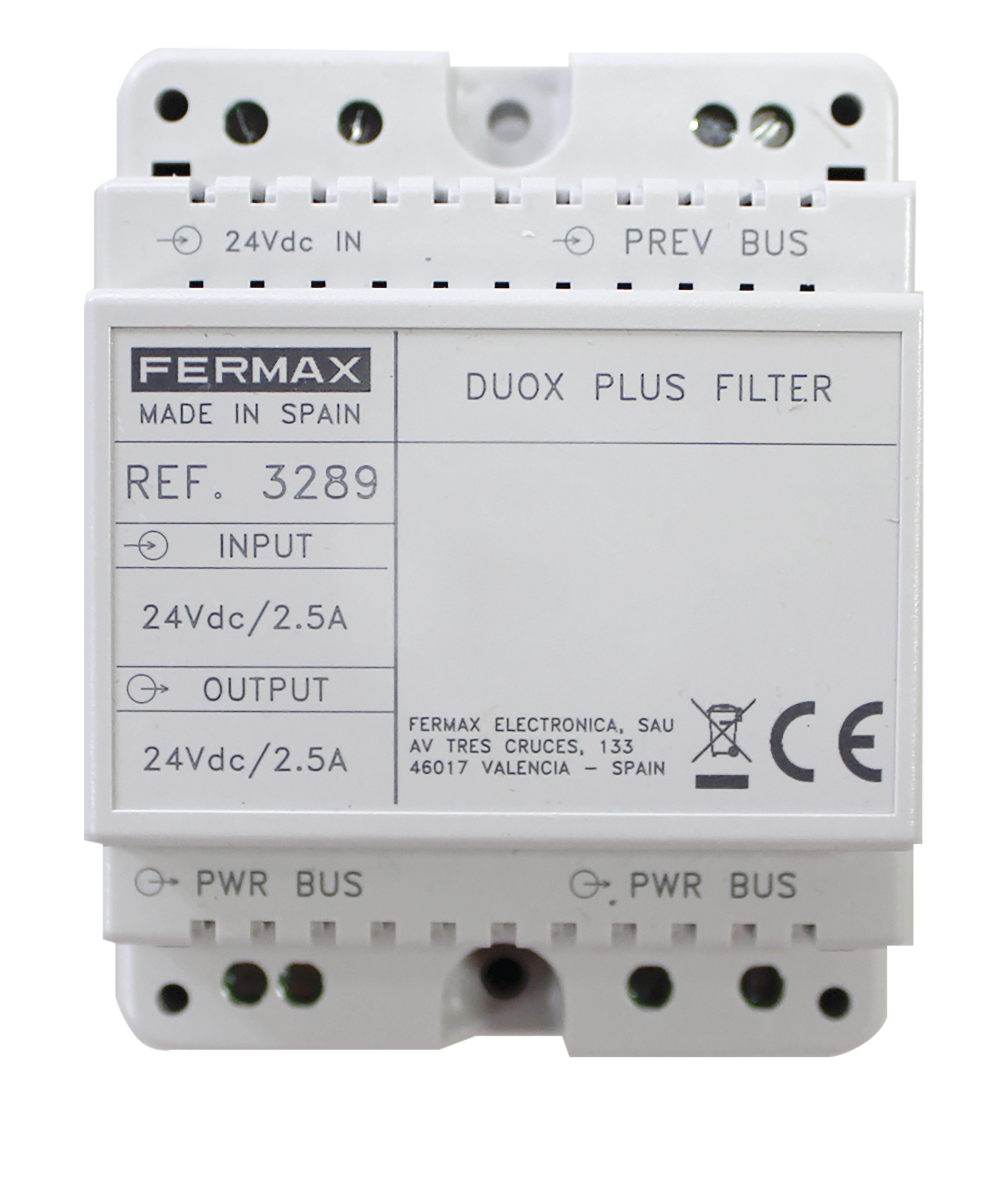 FILTRE DUOX PLUS 24VDC