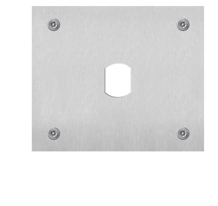 PLATINE INOX POUR LECTEUR VIGIK