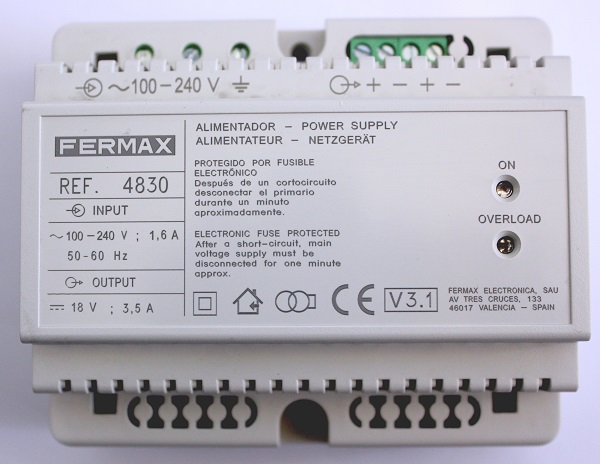 ALIMENTATION 18VDC/3,5A