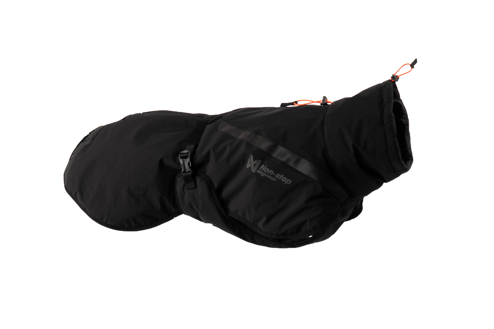 Trekking insulated dog jacket - black