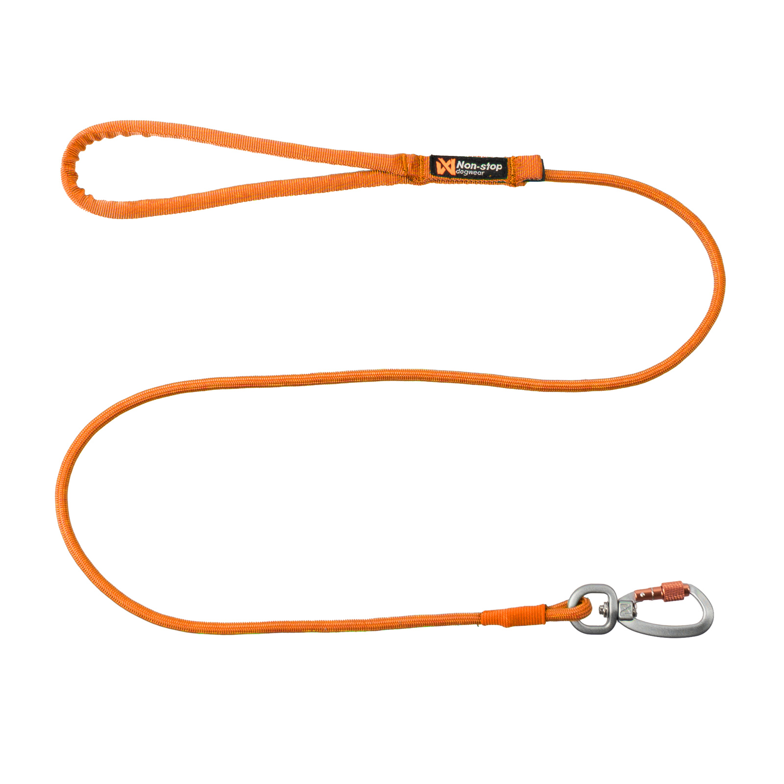 Trekking rope leash - orange