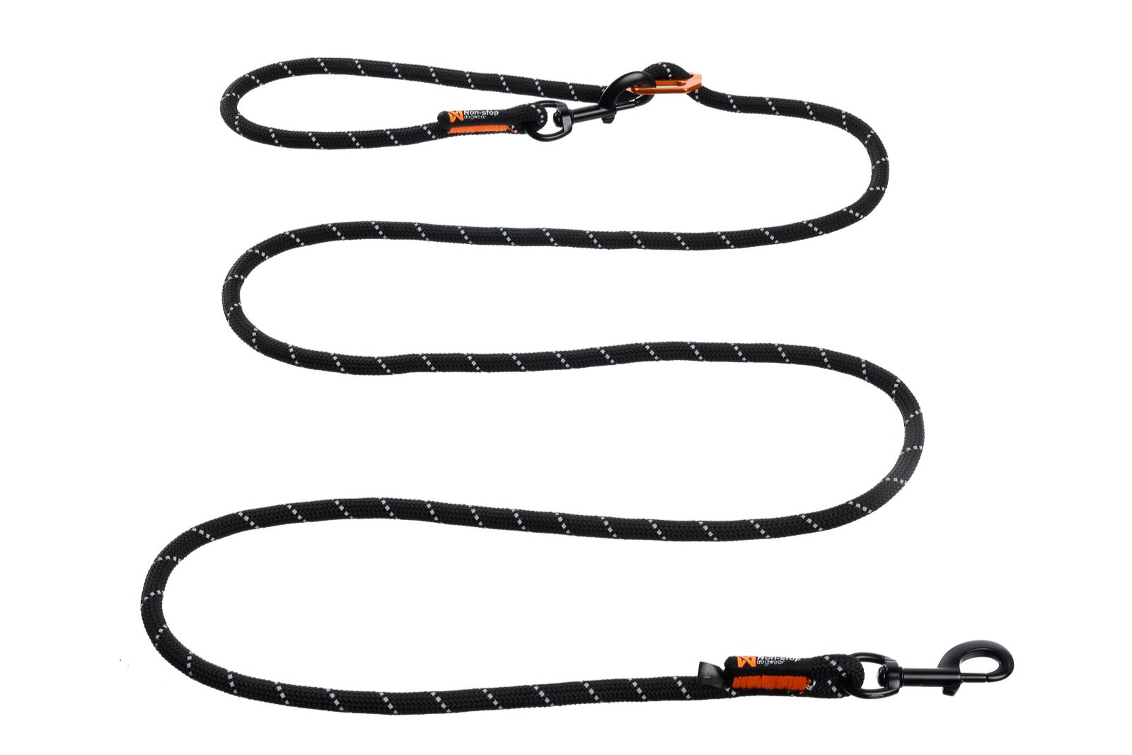 Rock adjustable leash - black