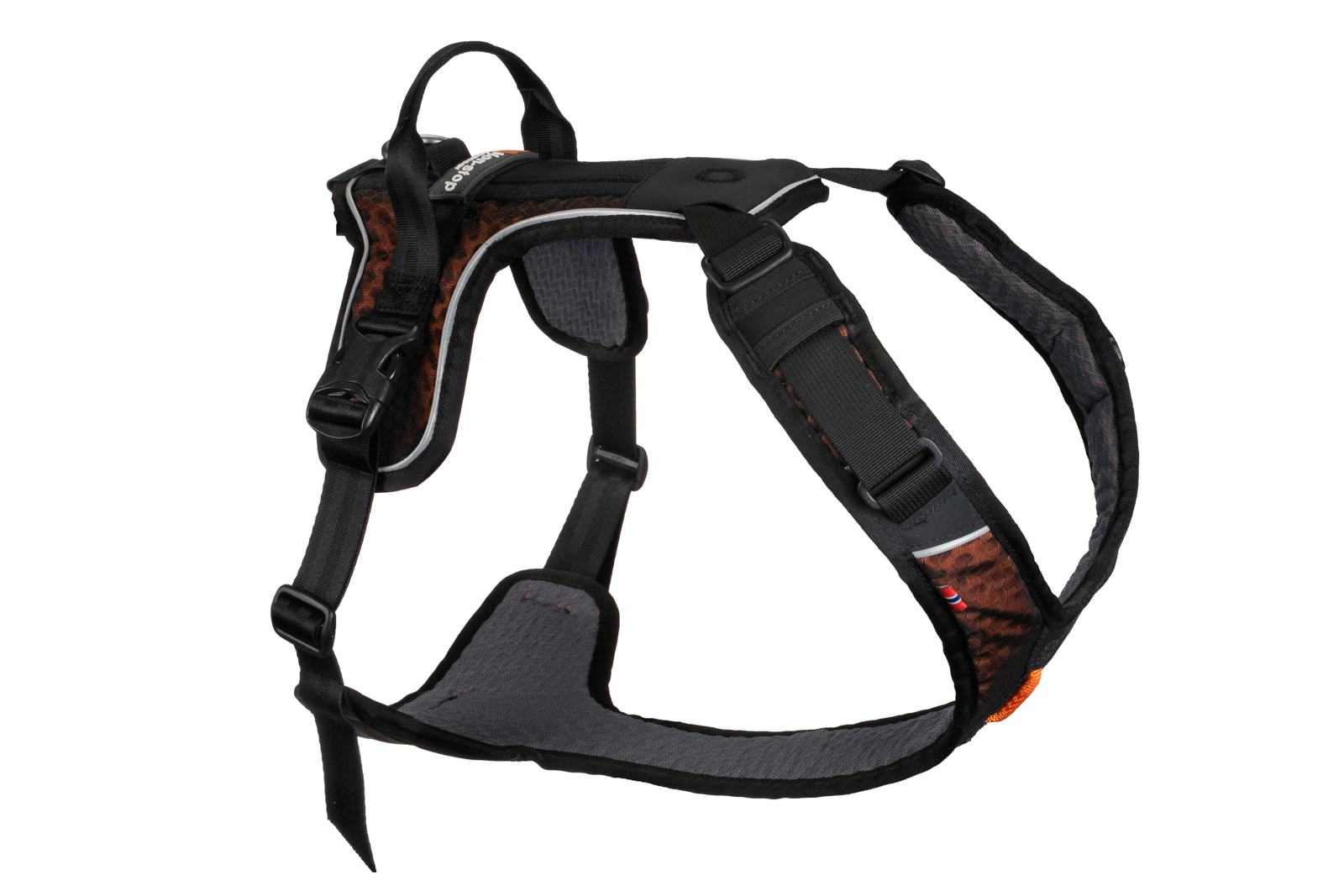 Rock harness - black/orange