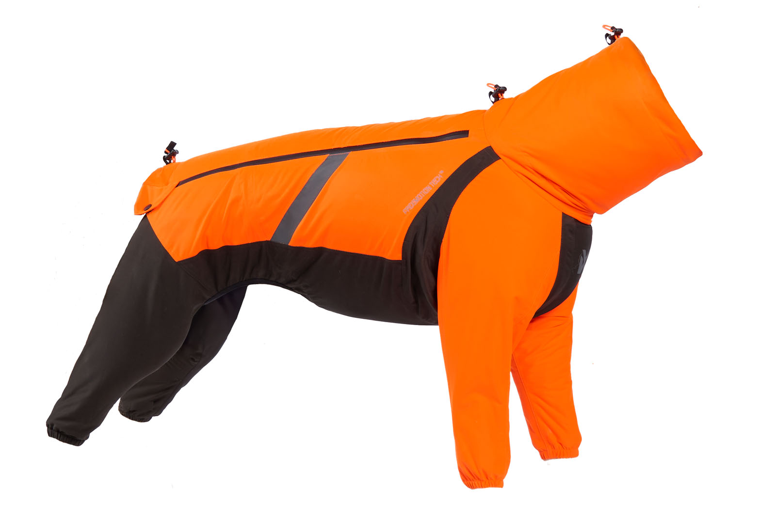 Fjord overall raincoat - orange/black
