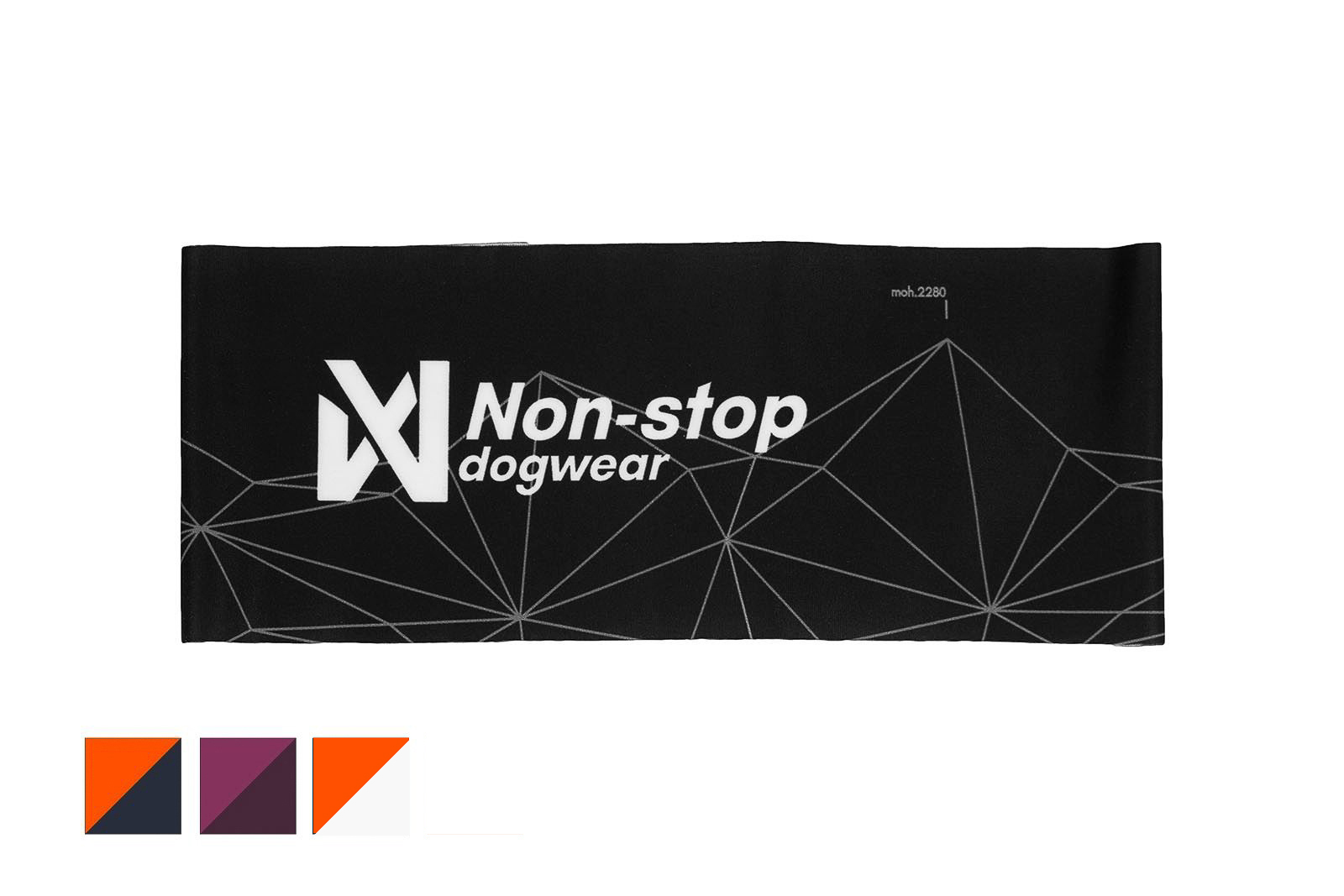 Active headband - black/orange