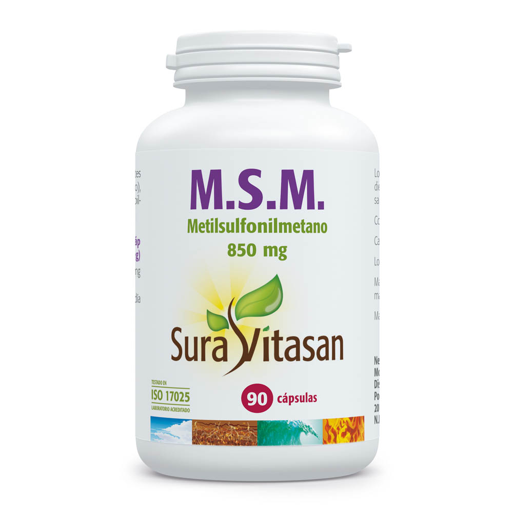 M. S. M. (metil sulfonil metano) 90 cápsulas, Sura Vitasan