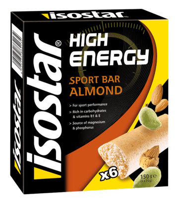 He almendra 6 x 25 g, Isostar