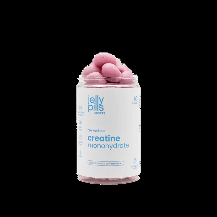 Kreatin-Monohydrat Erdbeere 60 Gummies, Jelly Pills