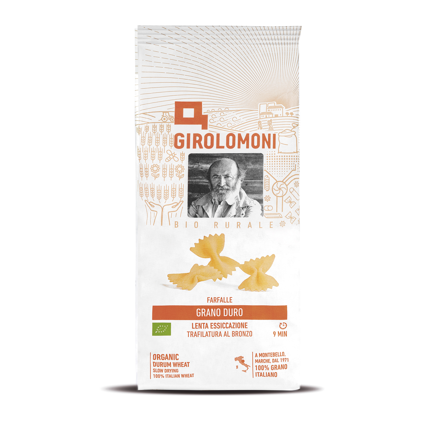 Farfalle de trigo BIO 500 g, Girolomoni