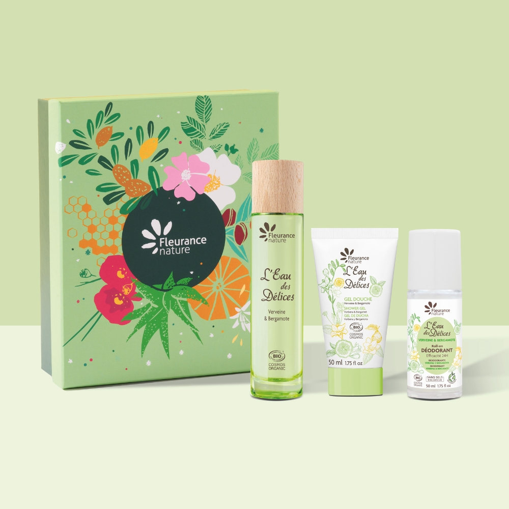 COFRE EAU DES DELICES VERBENA BERGAMOTA FLEURANCE NATURE