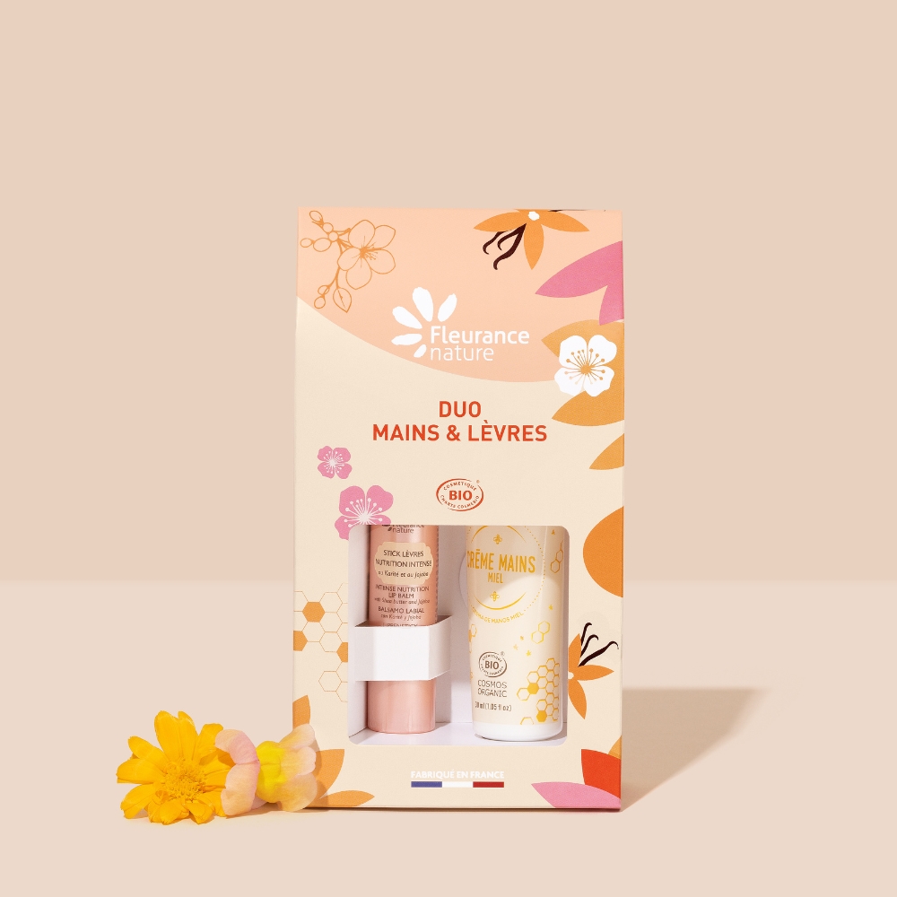 DUO STICK LABIOS CREMA MANOS MEL FLEURANCE NATURE