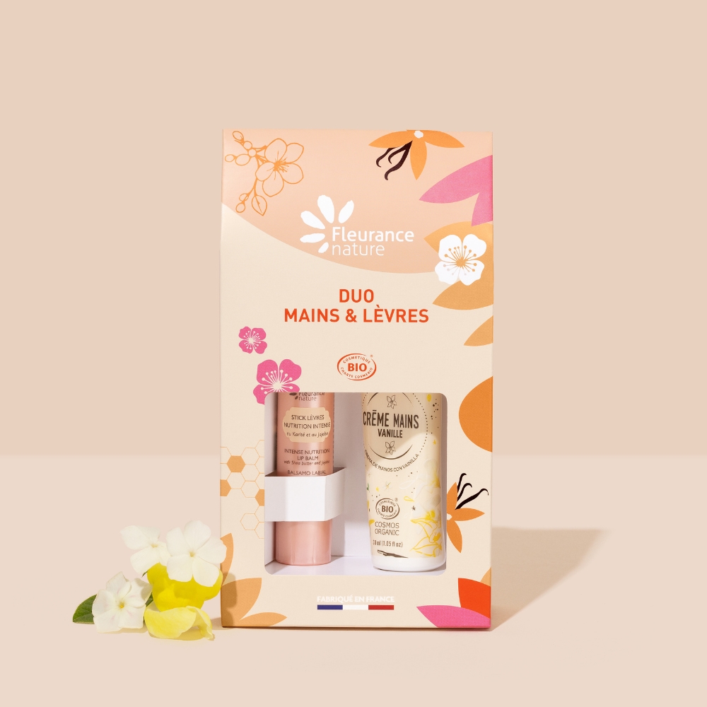 DUO STICK LABIOS CREMA MANOS VANILLA FLEURANCE NATURE