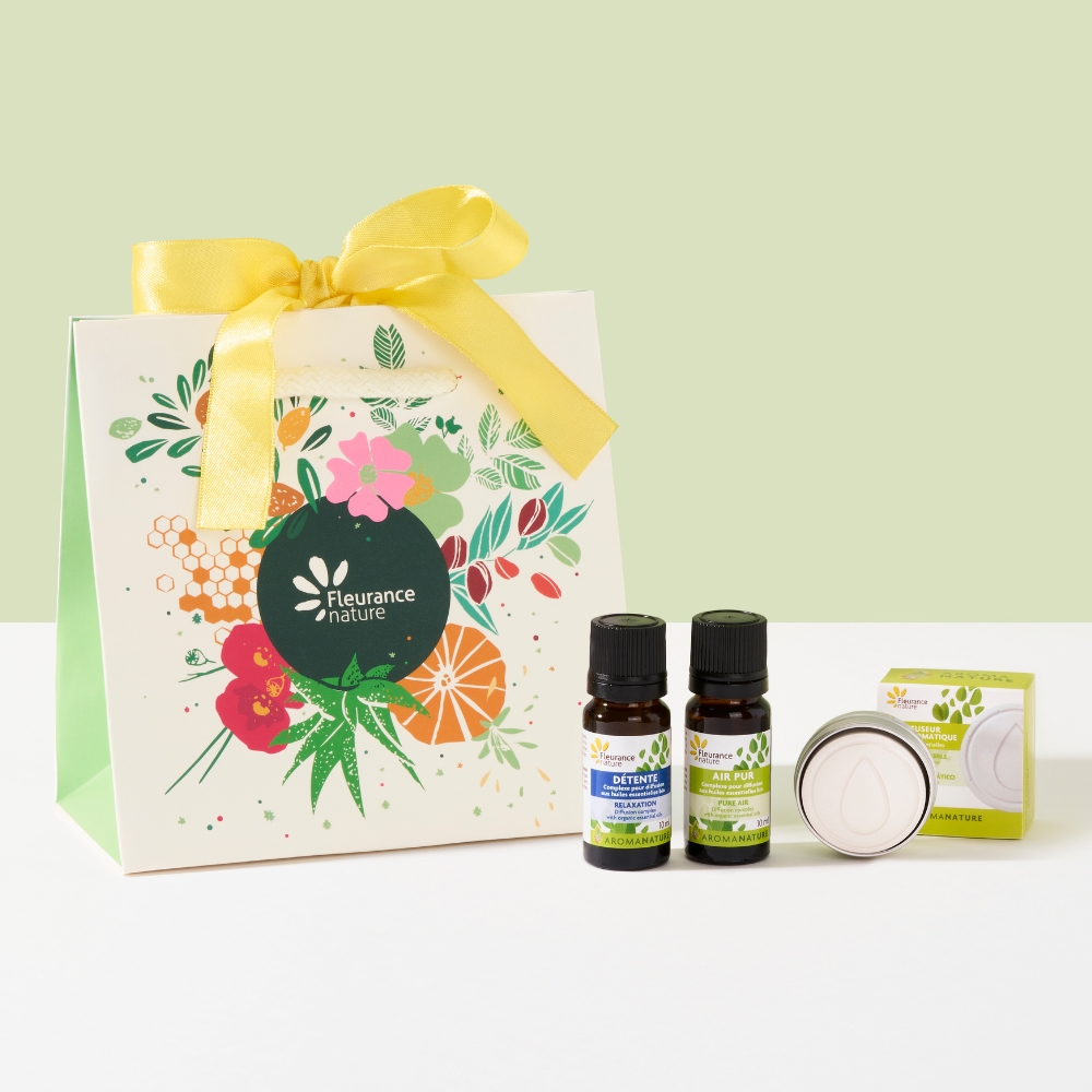 BOLSA PEQ CINTA AMARILLA DIFUSION ACEITES ESENCIALES FLEURANCE NATURE