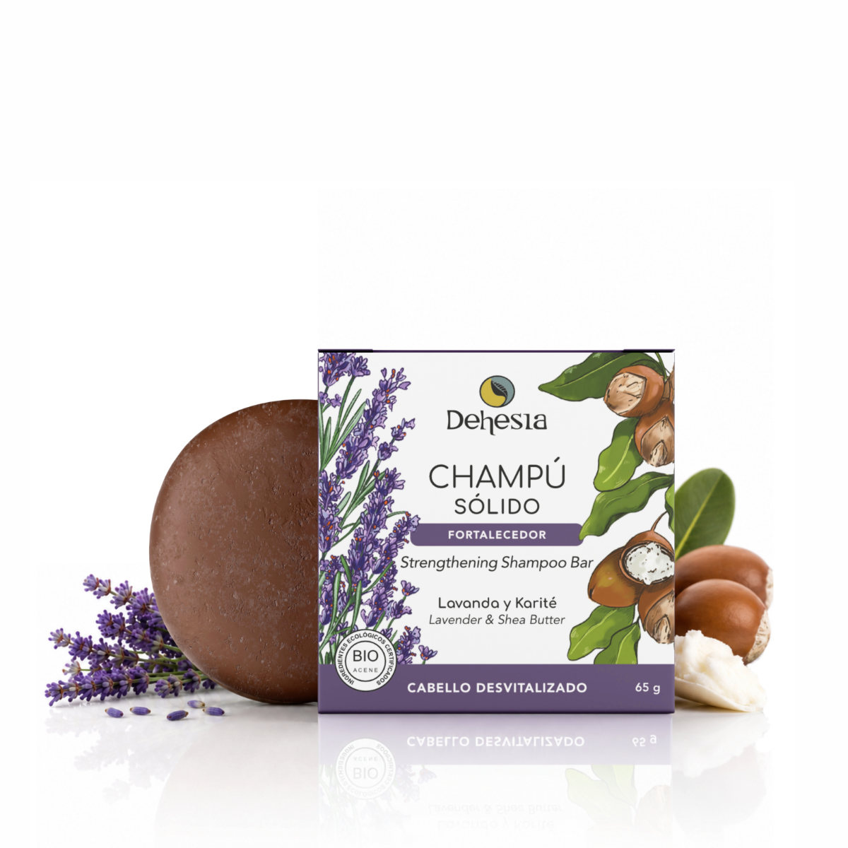 Shampoo solido per capelli normali-secchi BIO 65 g, Dehesia