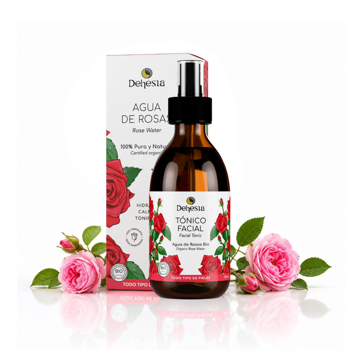 Tonico viso acqua di rose BIO 250 ml, Dehesia