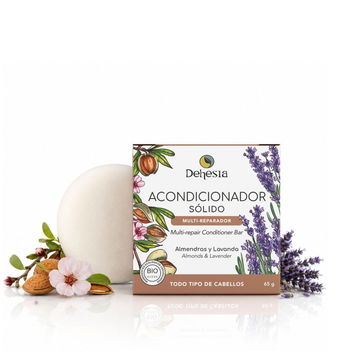 Balsamo solido mandorle e lavanda BIO 65 g, Dehesia