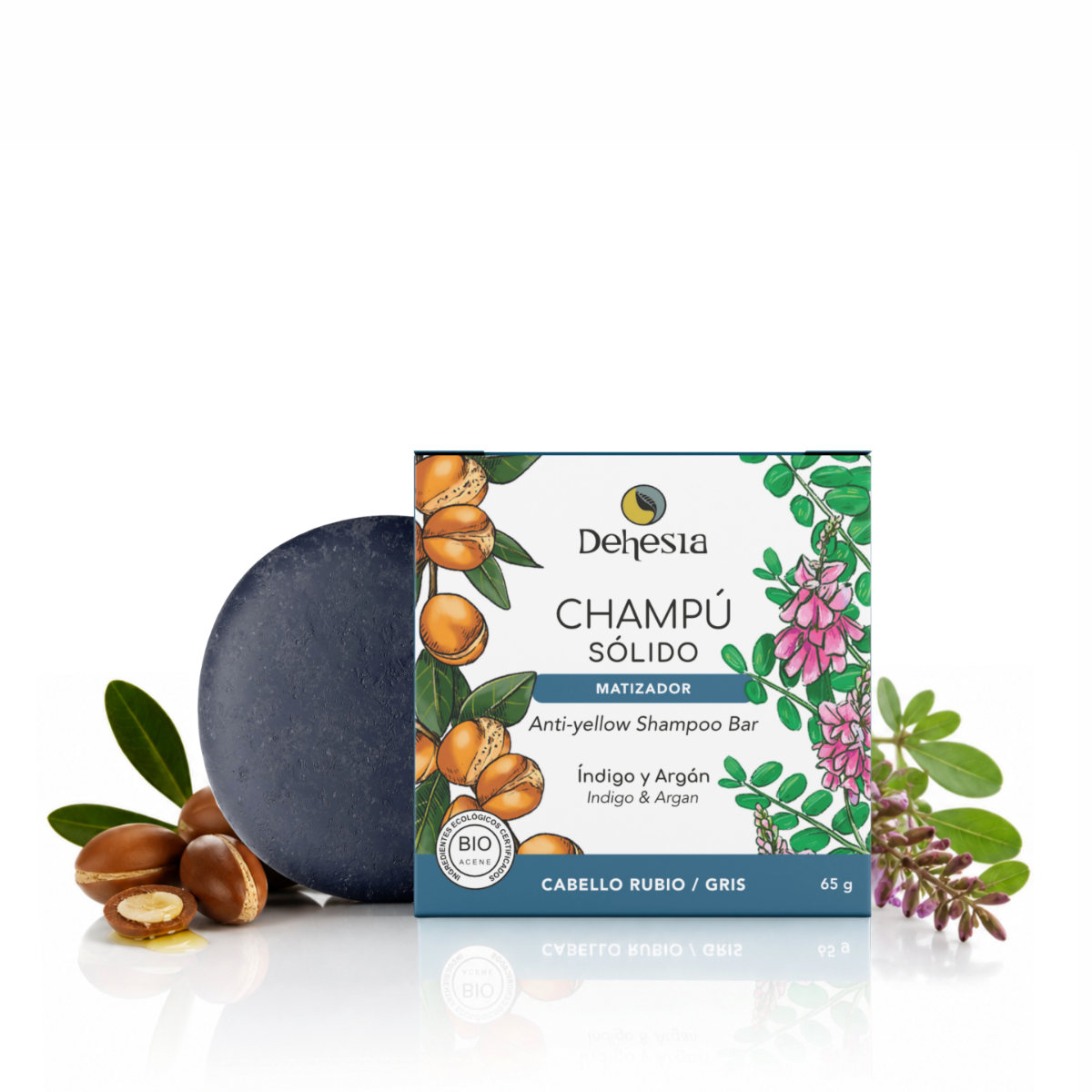 Shampoo solido per capelli bianchi BIO 65 g, Dehesia