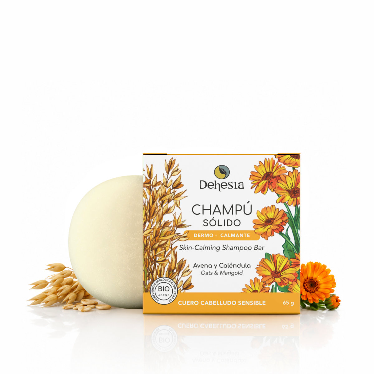 Shampoo solido dermolenitivo BIO 65 g, Dehesia