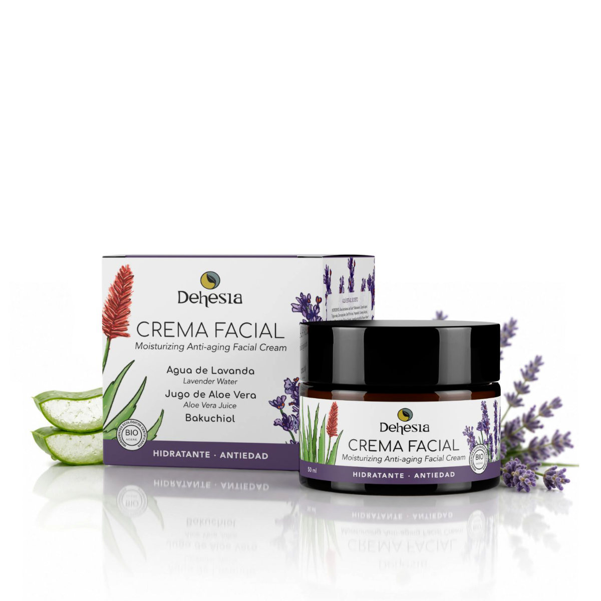 Crema viso idratante anti-età BIO 50 ml, Dehesia