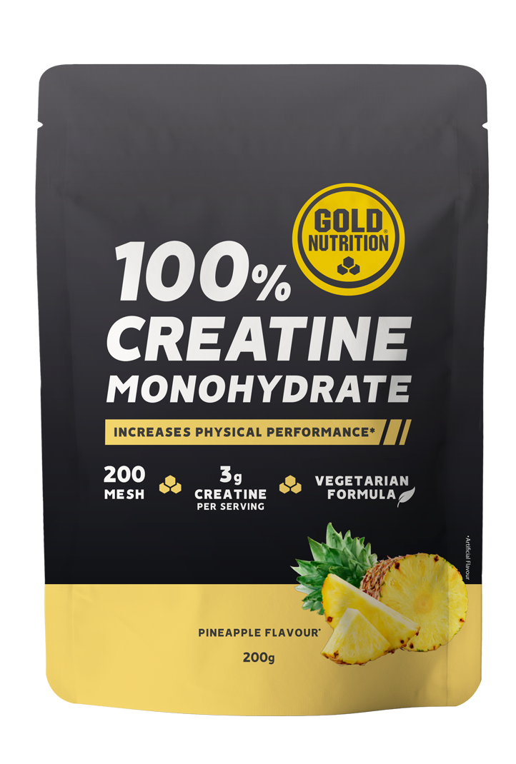 Creatine monohydrate piña 200 g, Gold Nutrition