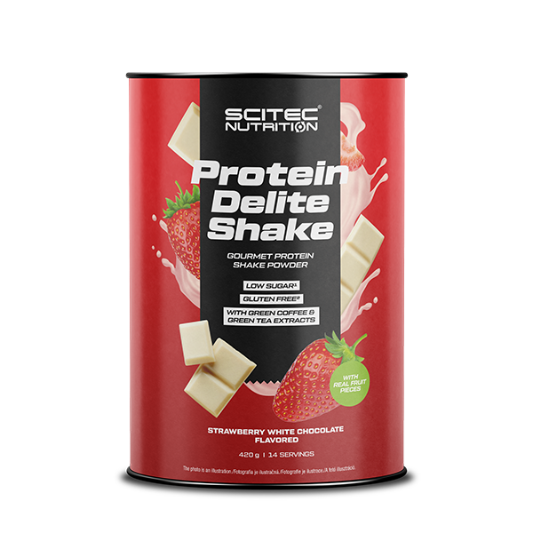 SCITEC NUTRITION PROTEIN DELITE SHAKE 420G FRESA-CHOCO BLANCO