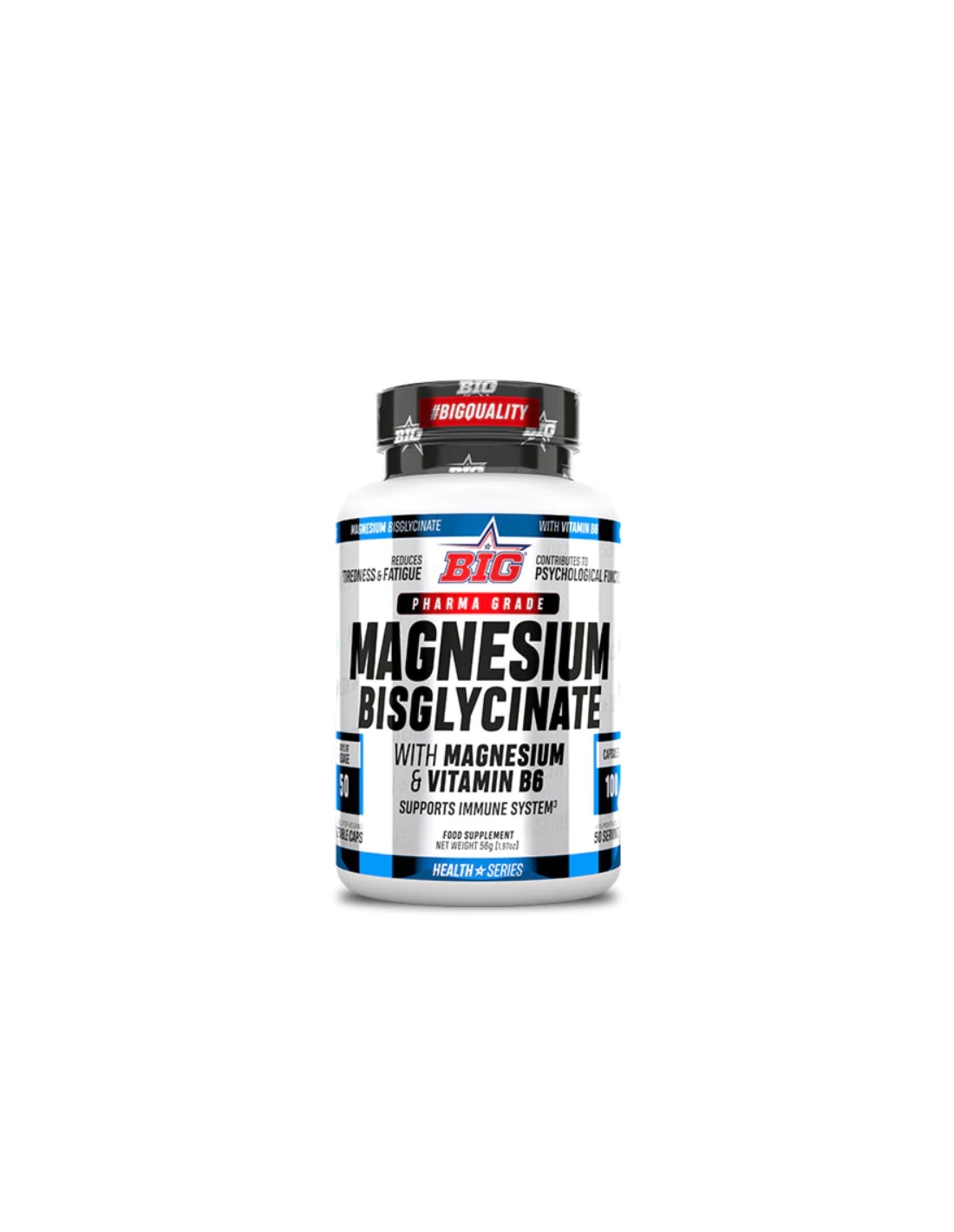 BIG SCIENCE MAGNESIUM BISIN GLUTENLYCINATE CAPSULAS 100 CAP BIG SCIENCE