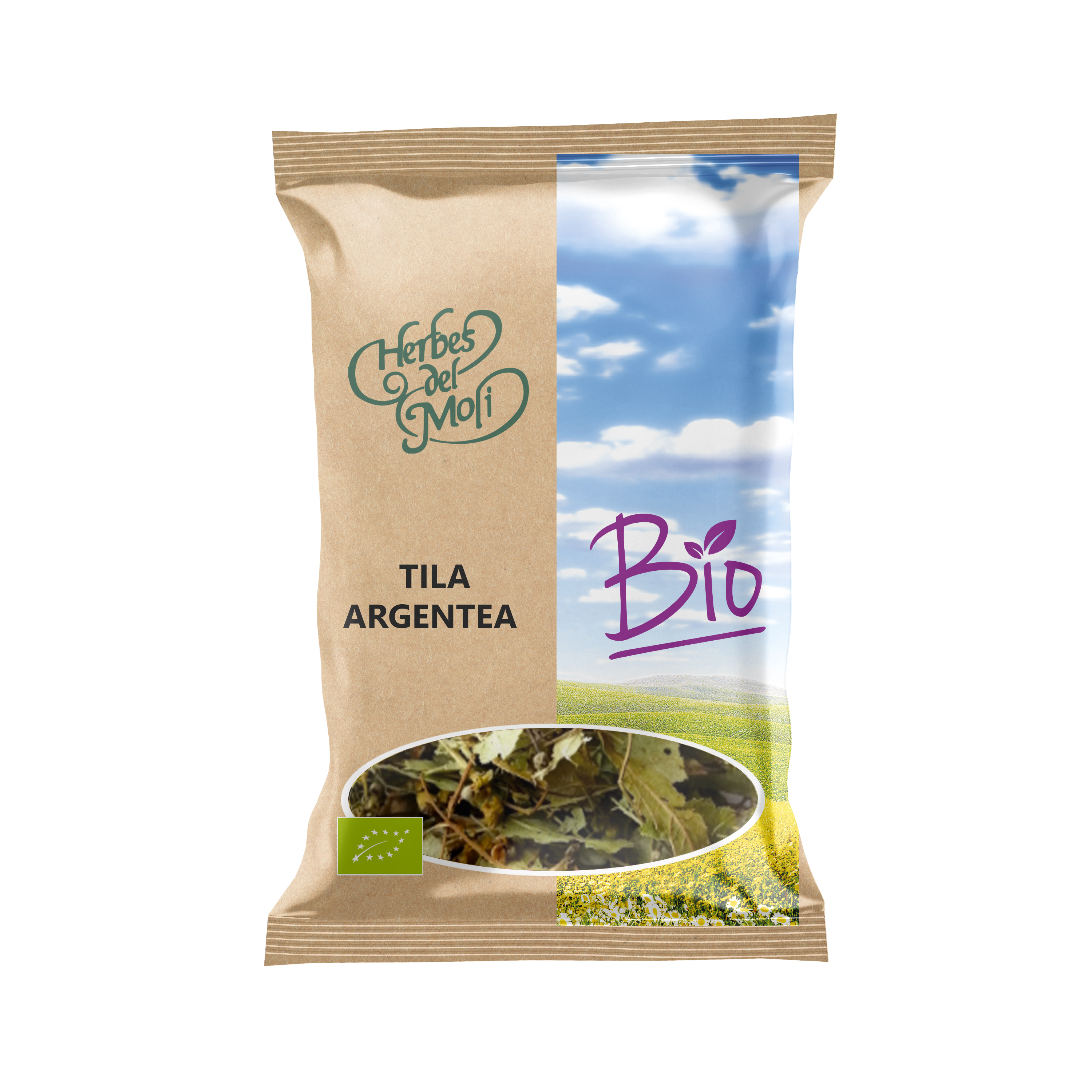 Tila flor-hojas argentea BIO 25 g, Herbes Del Moli