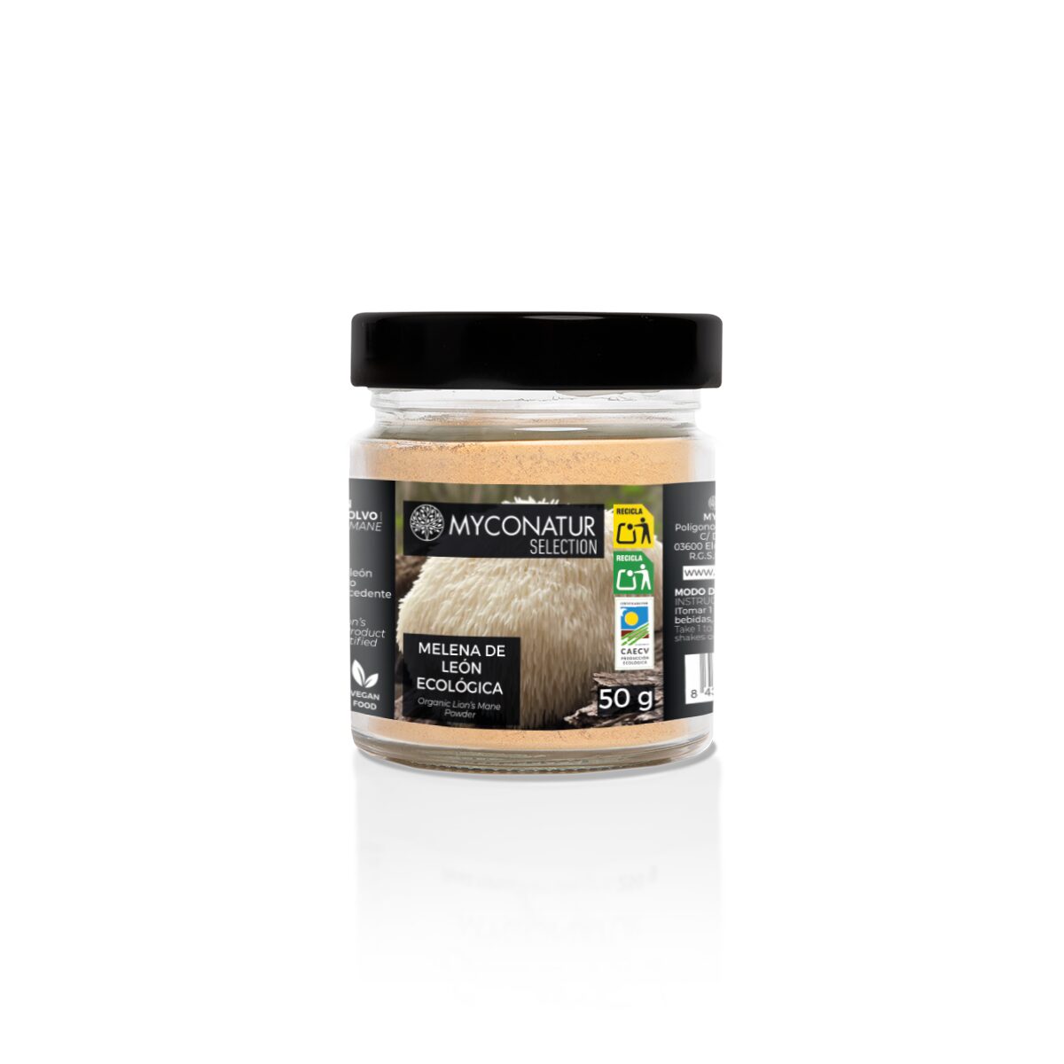 MELENA DE LEON EN POLVO 50 GR BIO SIN GLUTEN MYCONATUR