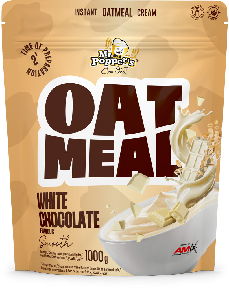 MRPOPPERS OATMEAL SACO 1000 GR CHOCOLATE BLANCO