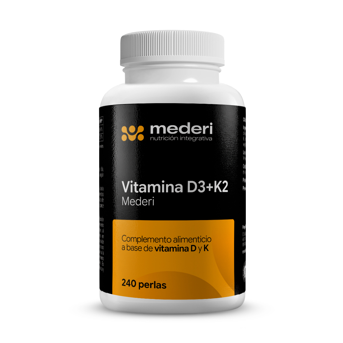 Mederi Nutrición Integrativa vitamina D3 + K2 240 perlas, Mederi Nutricion Integrativa