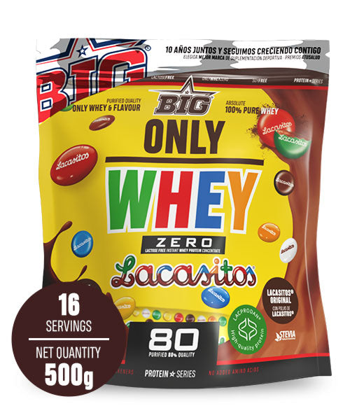 Only whey concentrado proteína lacasitos 500 g, Big