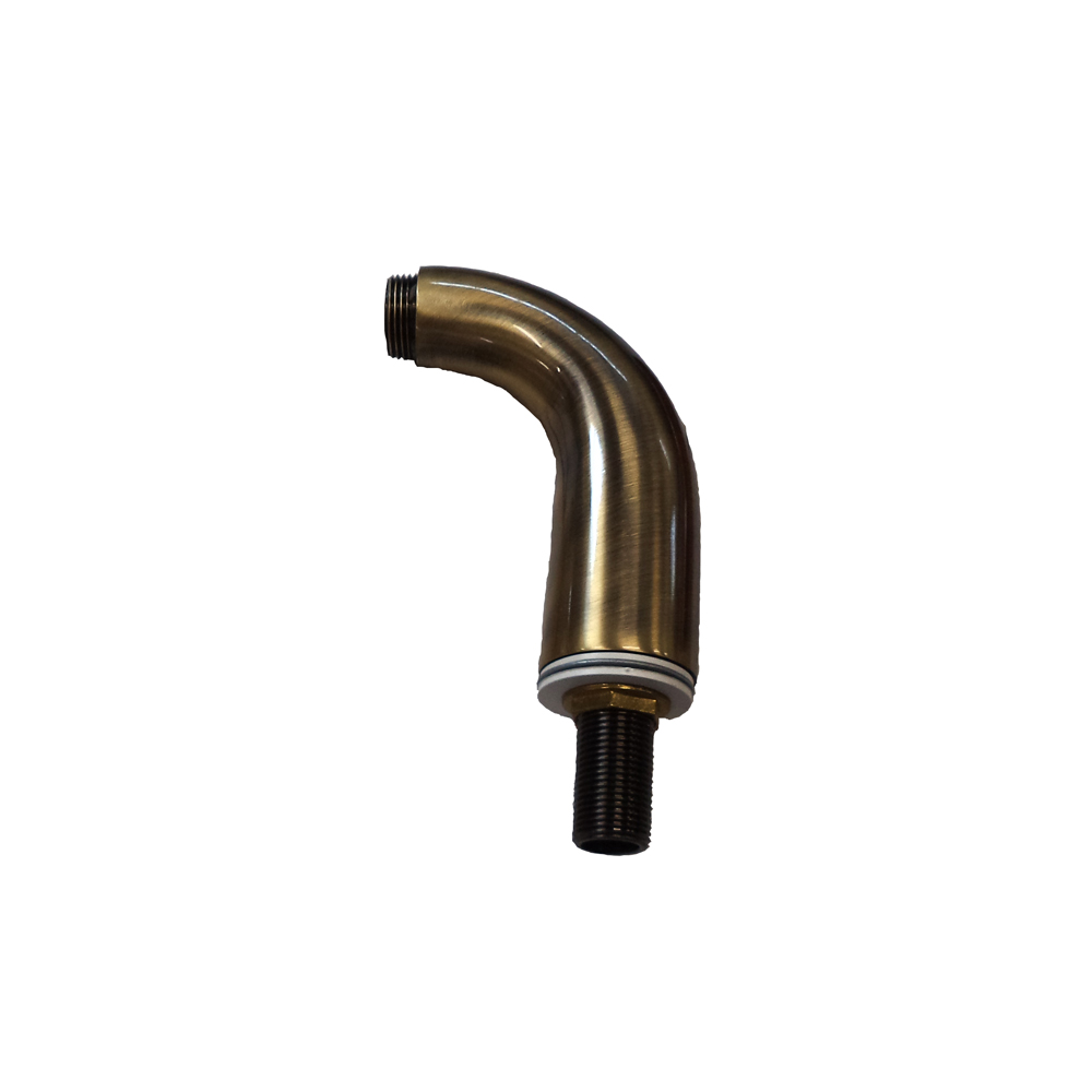 Codo bañera repisa 3/4 bronce envejecido