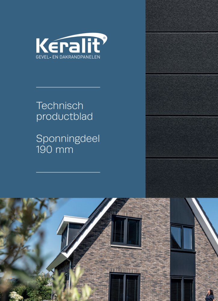 Keralit productblad 190 mm