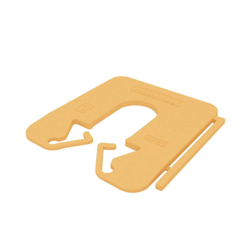 Millimax uitvulplaatje 2mm 200 stuks