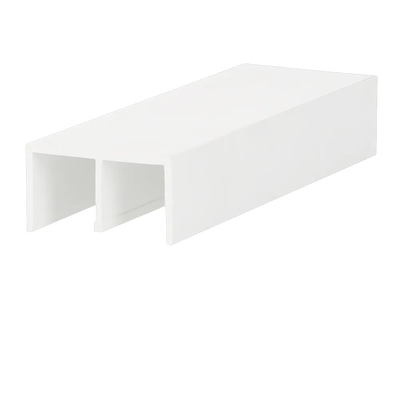 Boven schuifrailprofiel 2x10mm