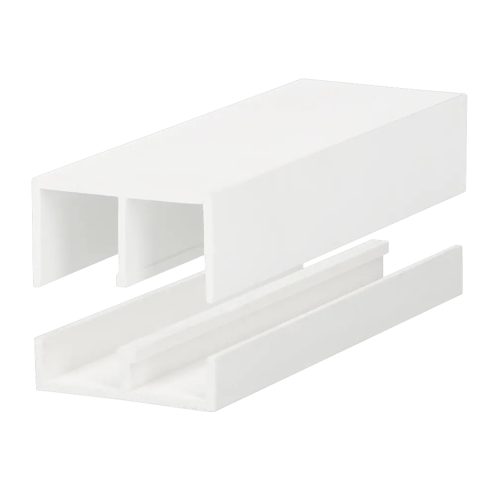 Onder schuifrailprofiel 2x10mm