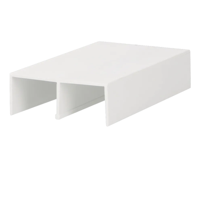 Boven schuifrailprofiel 2x18mm