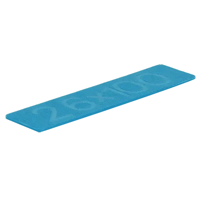 Glasblokje 2x26x100mm 1000 stuks