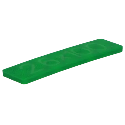 Glasblokje 5x26x100mm 1000 stuks