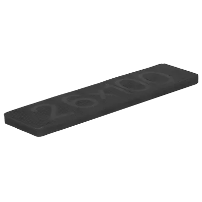 Glasblokje 6x26x100mm 1000 stuks