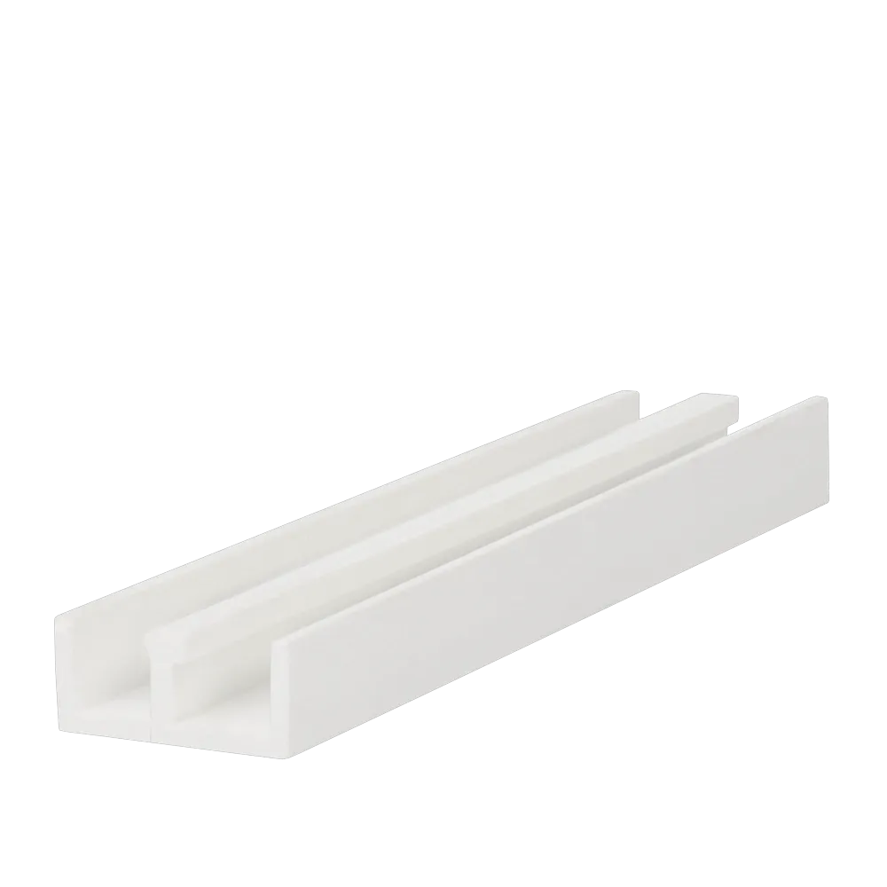 Onder schuifrailprofiel 2x6mm