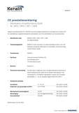 CE prestatieverklaring