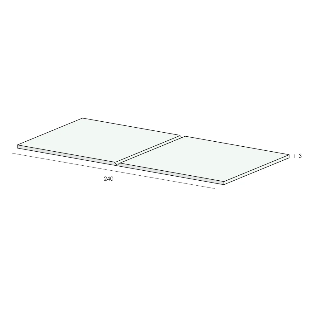 Tekening Vouwhoekprofiel 120x120x3mm